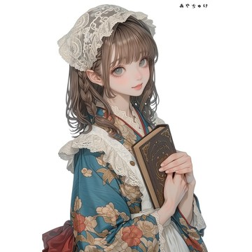 【9 月新作】07-142-0275 人物貼紙 幻想復古浪漫喫茶
