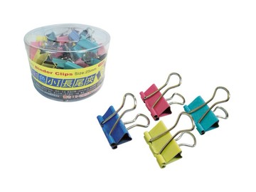 大豪 彩色長尾夾 黑色長尾夾 (25mm) (48支/筒)【APP滿額下單10%點數(單一帳號最高5000點)】1/31止