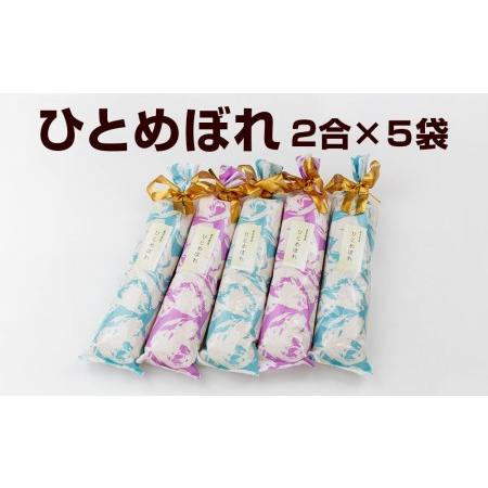 ふるさと納税 岩手県矢巾町　令和5年産　「ひとめぼれ精米」2合×5袋 岩手県矢巾町