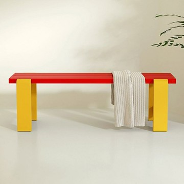 【多巴胺配色】長條凳 換鞋凳 玄關凳 餐凳 床尾凳 網紅傢俱 極窄設計 高密度海綿 防水面料 玄關/臥室/餐廳通用