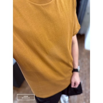 『老爺有喜』重磅UPF50+超高防護係數素色短Ｔ恤-咖啡