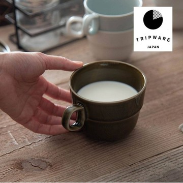 【Trip Ware Japan】馬克杯 日本製 美濃燒 (橄欖綠)