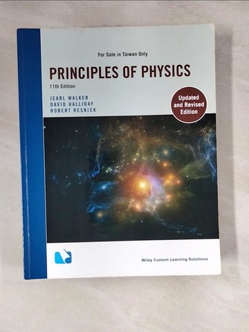 【書寶二手書T4／大學理工醫_SGA】Principles of Physics 11th ed. (Taiwan Custom Version)_David Halliday
