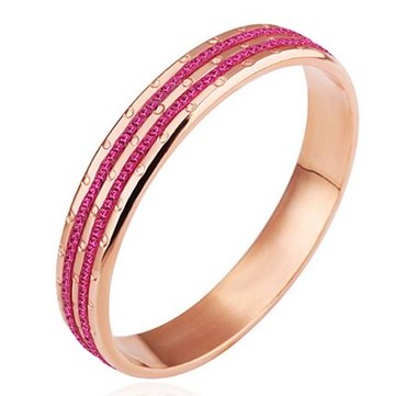 純銀手環 鍍18K金鑲鑽手鍊-亮麗精美時尚別緻母親節生日禮物女飾品73cf44【獨家進口】【米蘭精品】