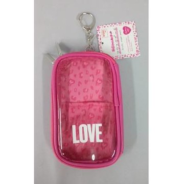 【100 Life Japan Can Do】平成復古風-豹紋曬娃包粉色(1入)