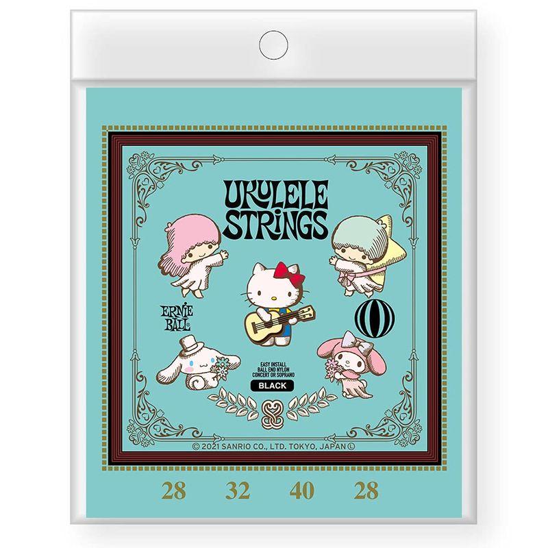 sanrio ERNIE BALL ウクレレ弦 サンリオ コラボレーション パッケージ ナイロン製 UKULELE END N