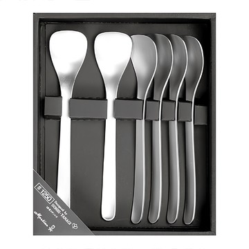 SORI YANAGI 柳宗理 刀叉禮盒 冰淇淋匙組 041327  1組  6支