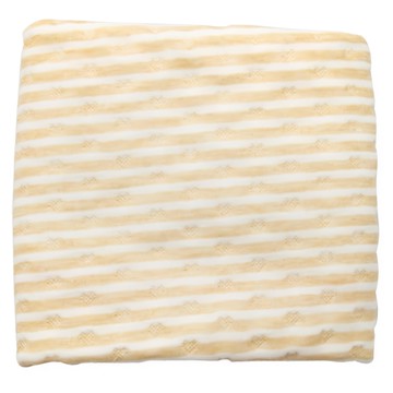 OhBabyLying 四層有機彩棉隔尿墊 小(45 x 30cm) 棕白條紋 1個 寶寶隔尿好幫手