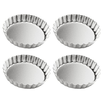 FOX RUN 4吋菊花活動塔模  4個  銀色