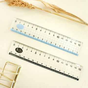 手作之 / 15cm多功能方格尺 (2色) SR-102 直尺