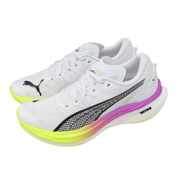 [ACS] Puma 慢跑鞋 Deviate Nitro 3 男鞋 白 黃 紫 氮氣中底 碳板 輕量 運動鞋 309707-16