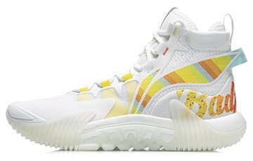 LI-NING BADFIVE 2 HIGH WHITE RAINBOW