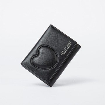 Dennibella 丹妮貝拉 - 永恆愛心短夾-黑