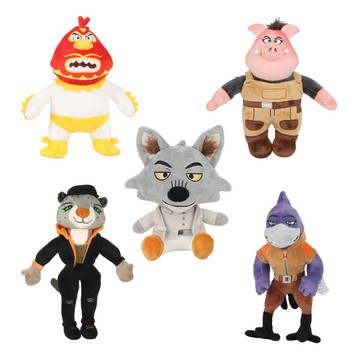 💗特惠💗新品The Bad Guys 2壞蛋聯盟2毛絨公仔 電影周邊卡通玩偶