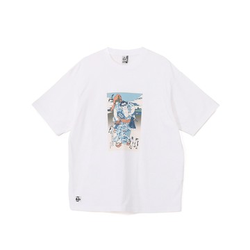 CHUMS Anti-Bug Ukiyo-e T-Shirt 男 防蟲短袖上衣 白色 CH012718W001