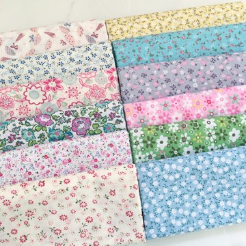 棉布料 田園小碎花印花布料面料寶寶服裝連衣裙手工DIY全棉布料