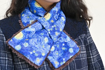 【星夜】毛料短圍巾/圍脖