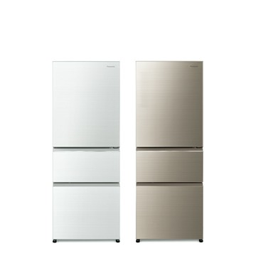 【北北基配送免運含基本安裝】Panasonic 無邊框玻璃系列450L三門電冰箱(NR-C454HG)(翡翠白/翡翠金)