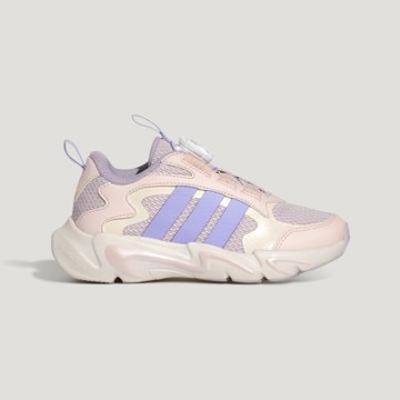 adidas 愛迪達 運動鞋 童鞋 中童 大童 旋鈕式鞋帶 PLAYFLEX HABU K 粉紫 KI6481