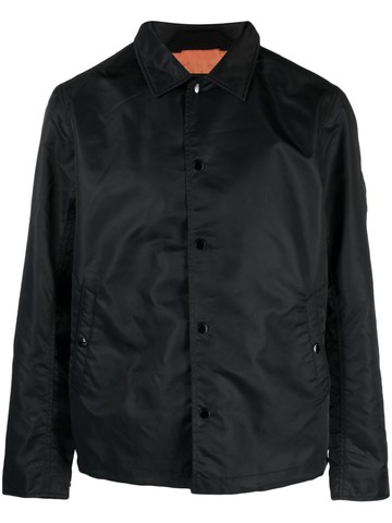 rag & bone - recycled-nylon classic-collar shirt jacket - men - Recycled Nylon/Cotton/Polyester - XL - Black