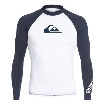QUIKSILVER泳衣潛浮沖浪分體長袖上衣速干水母衣緊身彈力防曬衣