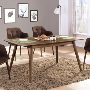 帕特淺胡桃5.3尺餐桌