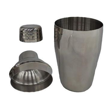 日式調酒器 不銹鋼雪克杯 350ml 三段式  1個