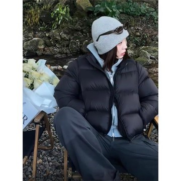 (免運)肯豆風休閑加厚短款外套羽絨服