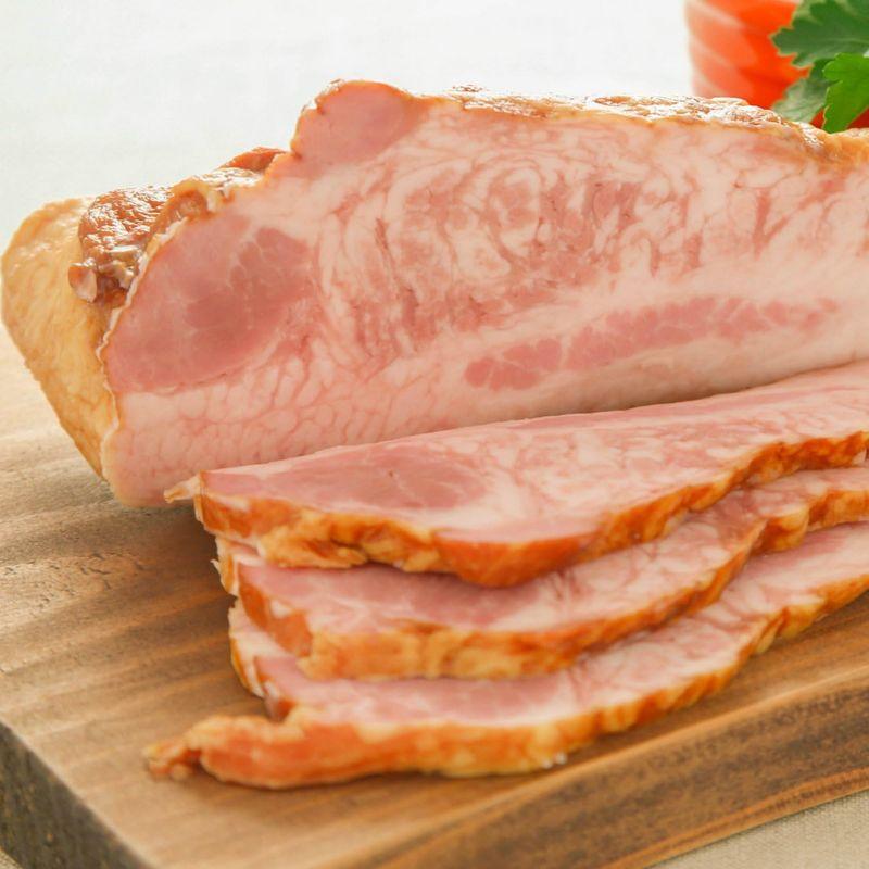 ジューシーさがたまらない豚とろベーコン 1kg ブロック お弁当やおかず、おつまみに大活躍｜ベーコン｜