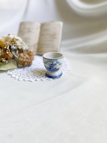 【好日戀物】荷蘭vintage經典風車圖騰鄉村風蛋杯