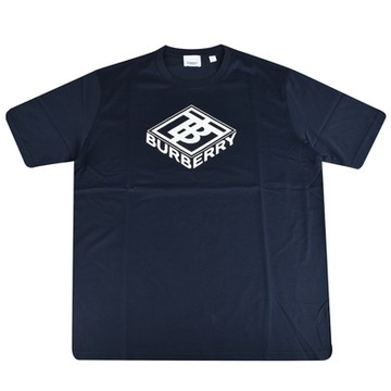 BURBERRY 巴寶莉  形象標誌LOGO短袖男款T-SHIRT(海軍藍)