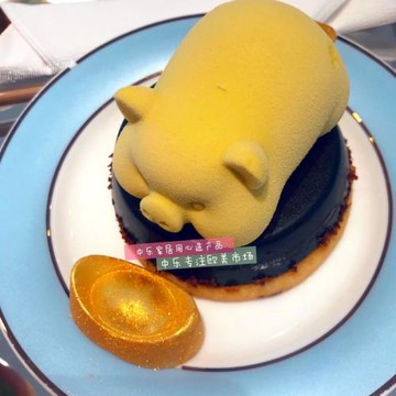 小豬慕斯模具 小金豬蛋糕模具 豬豬果凍布丁馬蹄椰糕硅膠模具烘焙