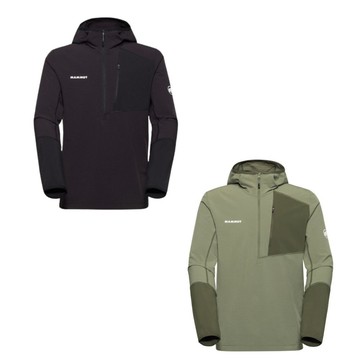 MAMMUT 男 Madris Light ML Half Zip Hoody 輕量彈性保暖連帽長袖上衣.T恤.帽T/環保材質/1014-06050