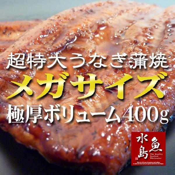 炭火焼 鰻うなぎ蒲焼き 超特大 極厚の食べ応え メガサイズ 約400g×1尾 父の日ギフト 土用丑の日 お中元