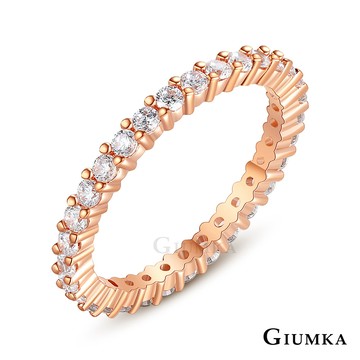 GIUMKA 輕奢時尚戒指 精鍍玫瑰金 MR21004