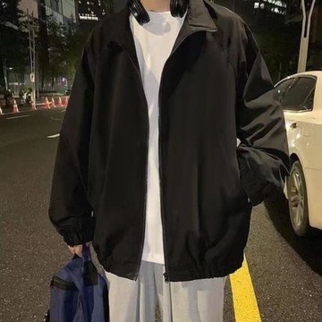 春秋季新款男士外套沖鋒衣夾克青少年防風防水夾克衫外套男裝褂子