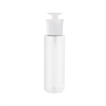 分裝瓶/擠壓瓶 【荷生活】直液壓取式多功能分裝瓶 沐浴用品清潔劑類透明壓取瓶-1入