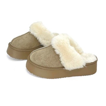 Lonnie 甜萌爆擊保暖厚底雪靴拖鞋