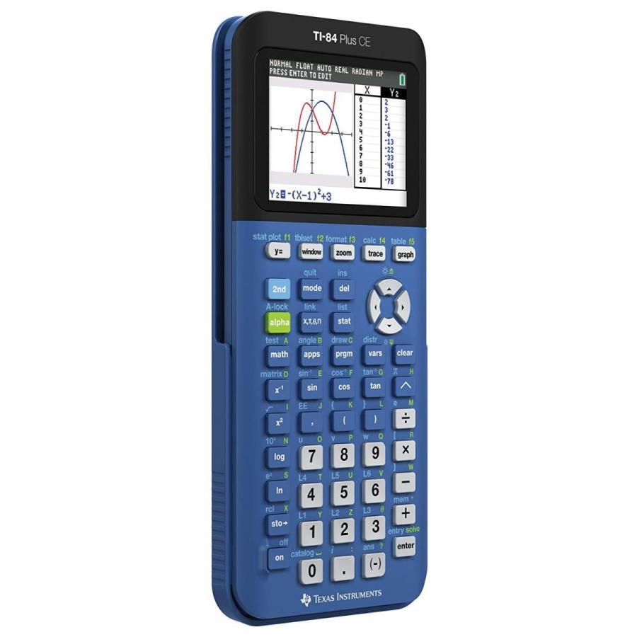 Texas Instruments TI-84 Plus CE Blueberry Graphing Calculator