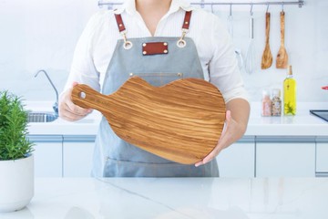 自然造型手把橄欖木砧板-40公分(含手把)品酒盤-起司-擺盤