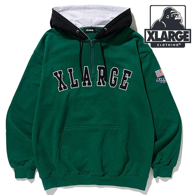 送料無料】エクストララージ XLARGE アーチロゴ ハーフジップ スウェットシャツ [101244012008 FW24WINTER] ARCH  LOGO HALF ZIP SWEATSHIRT メンズ x-large エックスラージ トップス プルオーバー PURPLE |XLARGE（エクストララージ）  | mischief SNEAKER STYLE