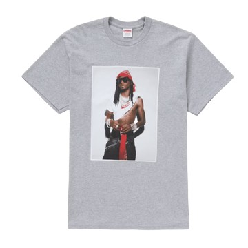 PLAYBOI CARTI TEE HEATHER GREY