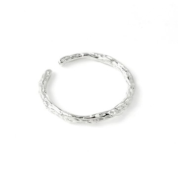 [純銀] 銀白世界戒指 / 2 size / Silver World Ring