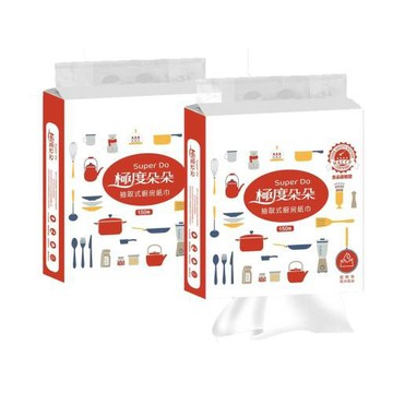 Super Do極度朵朵 掛勾式底部抽抽取式廚紙150抽20包/箱