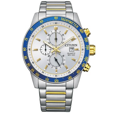 CITIZEN Chronograph 時尚計時腕錶 錶 手錶 送禮 AN3684-59L