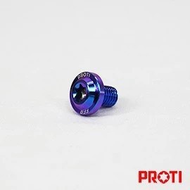 PROTI YAMAHA後視鏡塞螺絲 M8L12-RSU01(反牙/逆牙) 鈦螺絲 飛碟頭 鈦合金螺絲