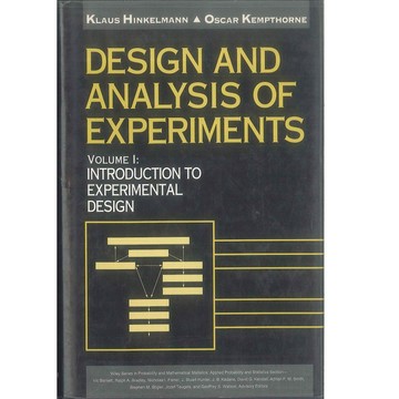Design and Analysis of Experiments -9780471551782 絕版英文設計書 [建築人設計人的店-上博圖書]