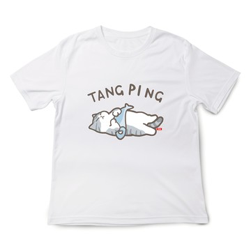 JZ TEE 貓咪-躺平 印花短袖T恤