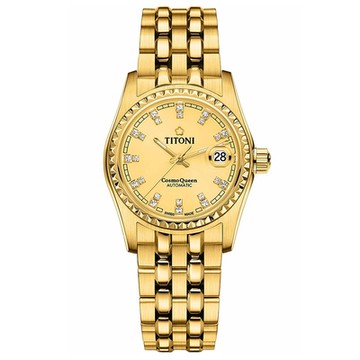 TITONI 梅花錶 宇宙系列 至尊經典機械腕錶 聖誕節 禮物 送禮 27mm / 729G-306