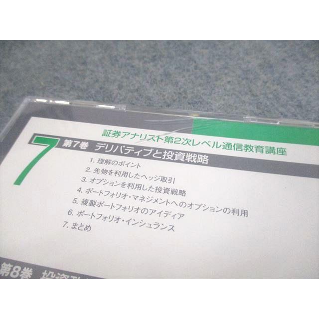 VF12-039 日本証券アナリスト協会 証券アナリスト第2次レベル通信教育講座 第1〜8巻 CD8枚 43m4D